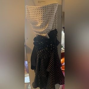 Size 4. Black market White House formal strapless dress